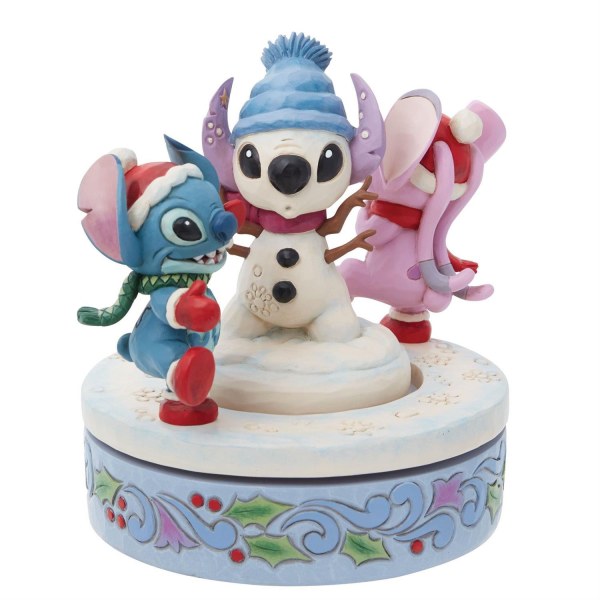 STITCH & ANGEL BAUEN EINEN ROTIERENDEN SCHNEEMANN – DISNEY TRADITIONS