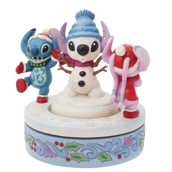 STITCH & ANGEL BAUEN EINEN ROTIERENDEN SCHNEEMANN – DISNEY TRADITIONS