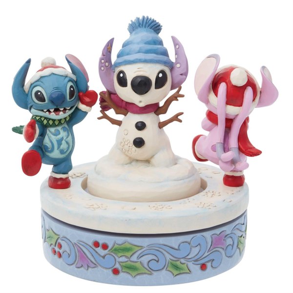 STITCH & ANGEL BAUEN EINEN ROTIERENDEN SCHNEEMANN – DISNEY TRADITIONS