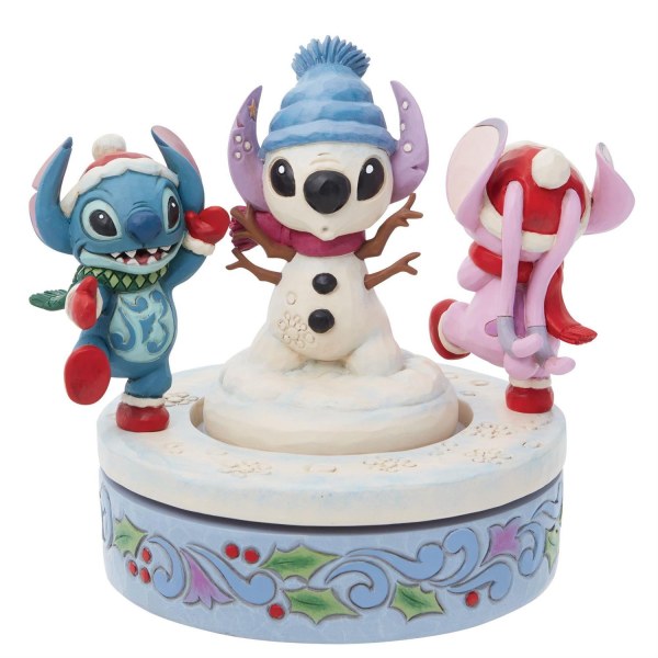 STITCH & ANGEL BAUEN EINEN ROTIERENDEN SCHNEEMANN – DISNEY TRADITIONS