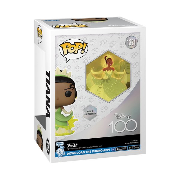 FUNKO POP! 1321 – TIANA, DIE PRINZESSIN UND DER FROSCH – DISNEYS 100. JUBILÄUM