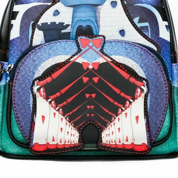 MINI-RUCKSACK CASTLE QUEEN OF HEARTS – DISNEY LOUNGEFLY