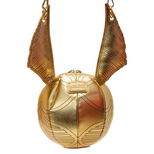 GOLDENE SCHNAPP-SCHULTERTASCHE – HARRY POTTER LOUNGEFLY