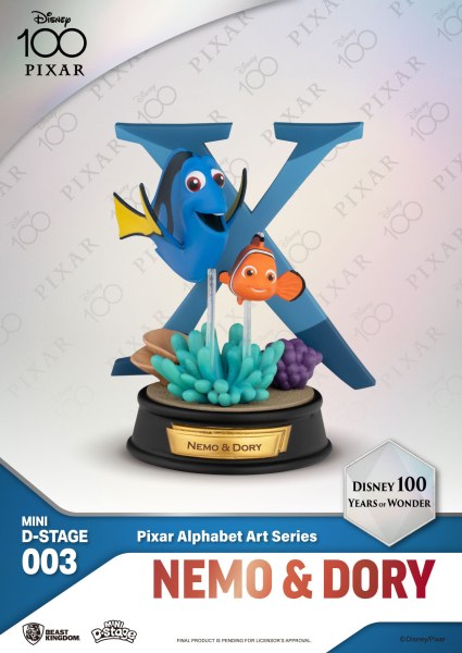 6ER-PACK PIXAR-ALPHABET-FIGUREN – 100 JAHRE WONDER DISNEY MINI EGG ATTACK
