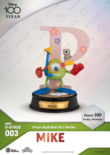 6ER-PACK PIXAR-ALPHABET-FIGUREN – 100 JAHRE WONDER DISNEY MINI EGG ATTACK