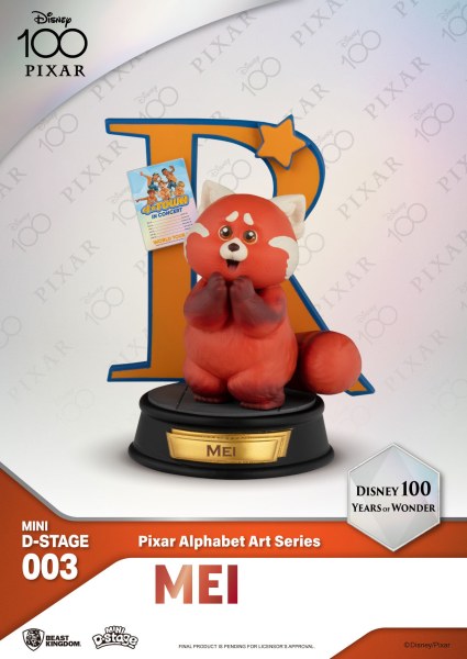 6ER-PACK PIXAR-ALPHABET-FIGUREN – 100 JAHRE WONDER DISNEY MINI EGG ATTACK