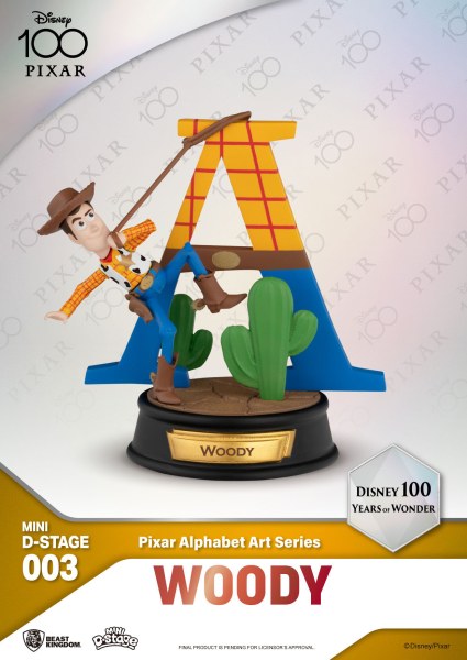 6ER-PACK PIXAR-ALPHABET-FIGUREN – 100 JAHRE WONDER DISNEY MINI EGG ATTACK