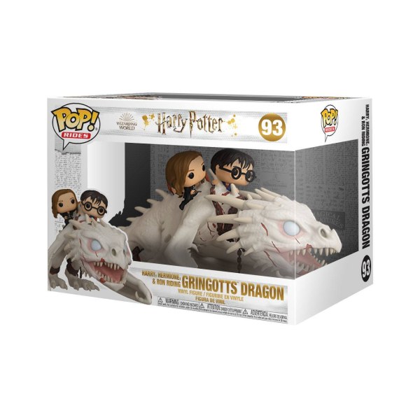 FUNKO POP! FAHRTEN 93 – HARRY POTTER – HERMINE, HARRY UND RON AUF DEM DRACHEN Gringotts