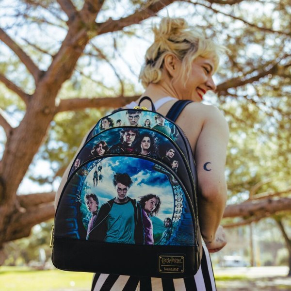 MINI-RUCKSACK FILMPOSTER TRIPLE POCKET – HARRY POTTER LOUNGEFLY