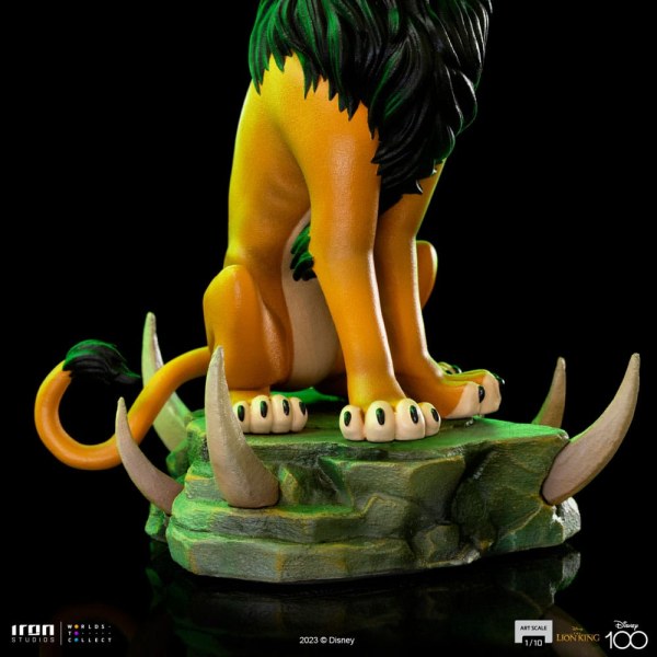 Statuette „Der König der Löwen“ im Maßstab 1:10, Narbe, normal, 16 cm