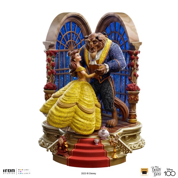 Belle und das Biest Deluxe-Kunstmaßstab – Disney