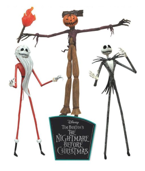 Pack 3 Figuren The Nightmare before Christmas - The Jobs of Jack Skellington