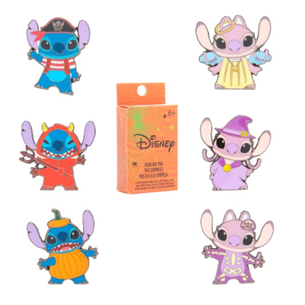 ANGEL & STITCH HALLOWEEN MYSTERY PIN – DISNEY LILO & STITCH