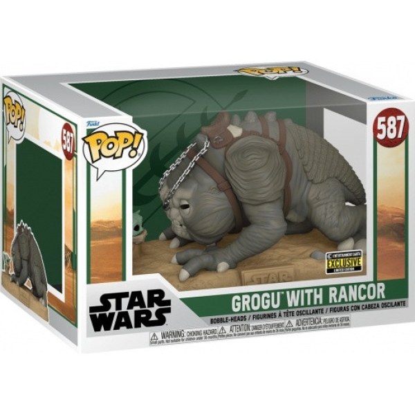 FUNKO POP! 587 JUMBO – RANCOR & GROGU – STAR WARS