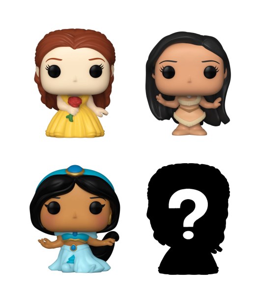 4er-Pack Funko Bitty Pop! – Disney-Prinzessinnen