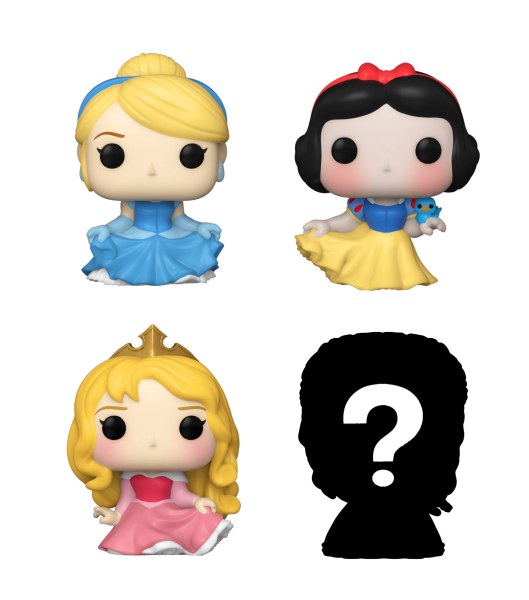 4er-Pack Funko Bitty Pop! – Disney-Prinzessinnen