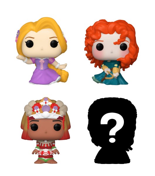4ER-PACK FUNKO BITTY POP! - RAPUNZEL