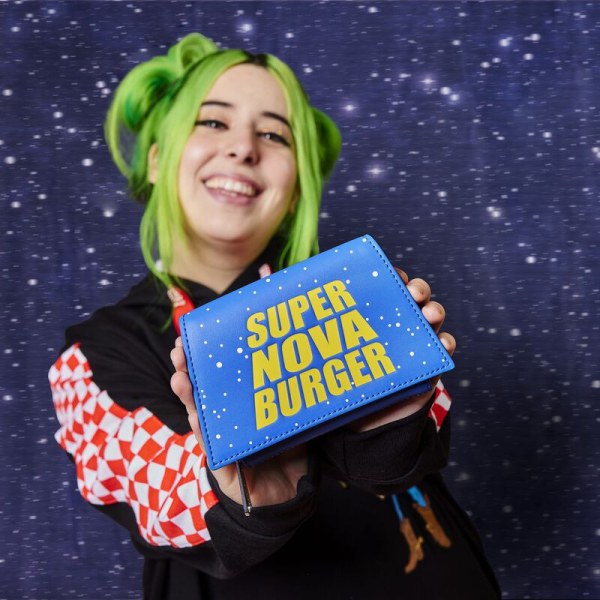TOY STORY PIZZA PLANET SUPER NOVA BURGER BRIEFTASCHE – DISNEY PIXAR LOUNGEFLY