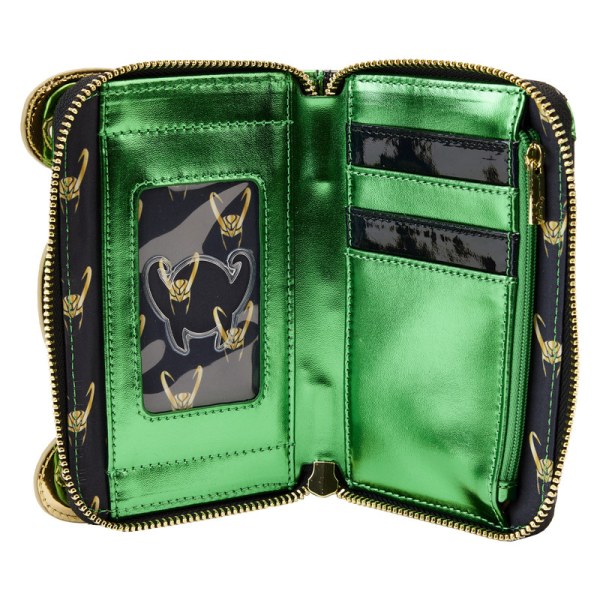 METALLISCHE LOKI-BRIEFTASCHE – MARVEL LOUNGEFLY