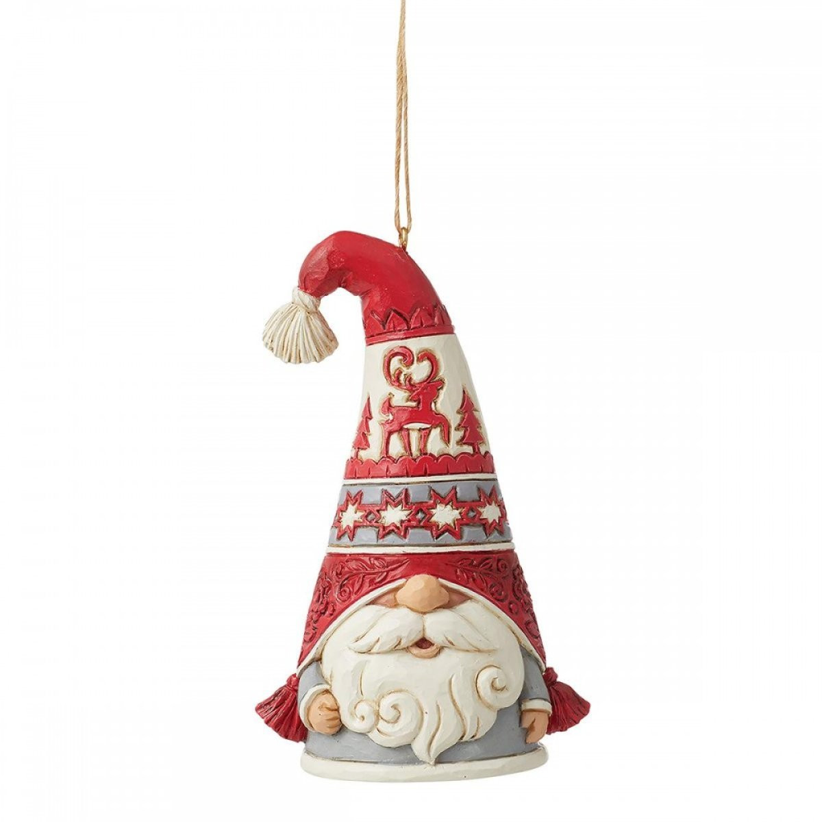 NORDISCHER WEIHNACHTSVERZIERUNGSHÄNGER MIT BOMMELHUT – JIM SHORE HEARTWOOD CREEK