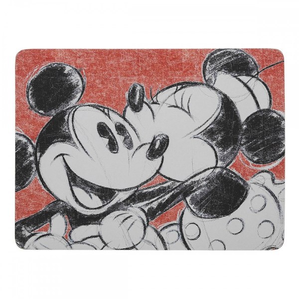 Set mit 4 Mickey- und Minnie-Mouse-Tischsets – DISNEY ENCHANTING