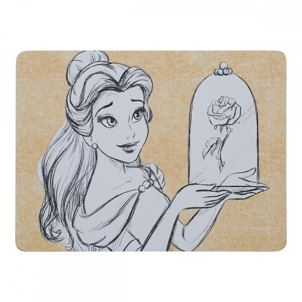 Set mit 4 Tischsets Belle – Die Schöne und das Biest – DISNEY ENCHANTING