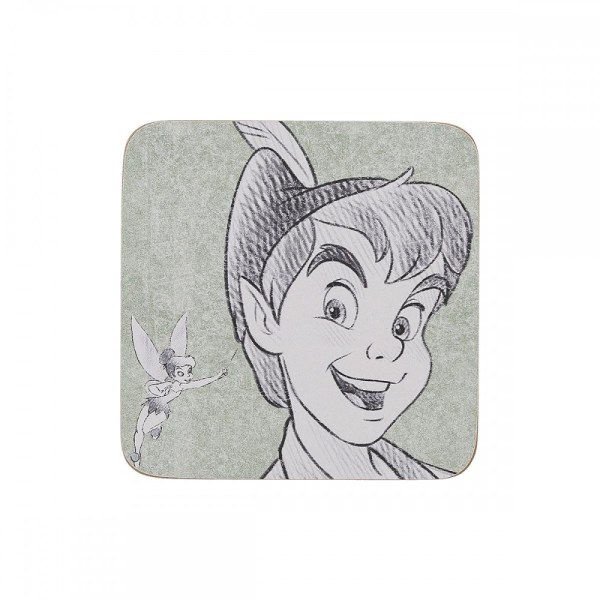 Set mit 4 Peter-Pan-Untersetzern – DISNEY ENCHANTING