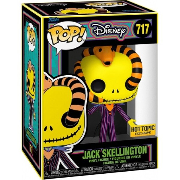 FUNKO POP! 717 – JACK MIT DER SCHLANGE (SCHWARZLICHT) – DER ALPTRAUM VOR WEIHNACHTEN