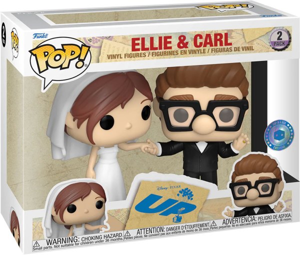 FUNKO POP! 2ER-PACK – ELLIE & CARLS HOCHZEIT – UP