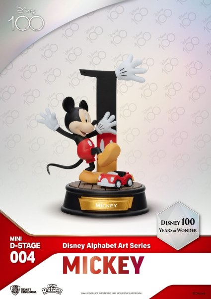 PACKUNG MIT 6 DISNEY-ALPHABET-FIGUREN – 100 JAHRE WONDER DISNEY MINI-EI-ANGRIFF