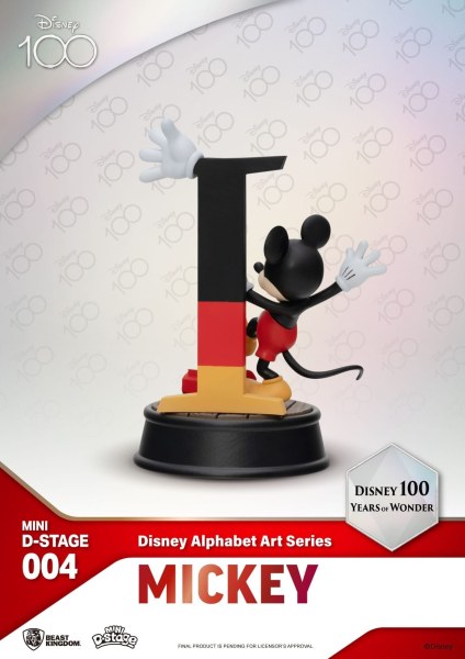 PACKUNG MIT 6 DISNEY-ALPHABET-FIGUREN – 100 JAHRE WONDER DISNEY MINI-EI-ANGRIFF