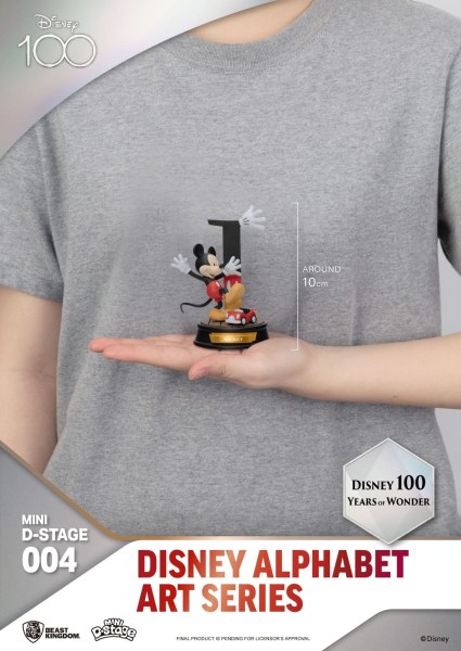 PACKUNG MIT 6 DISNEY-ALPHABET-FIGUREN – 100 JAHRE WONDER DISNEY MINI-EI-ANGRIFF
