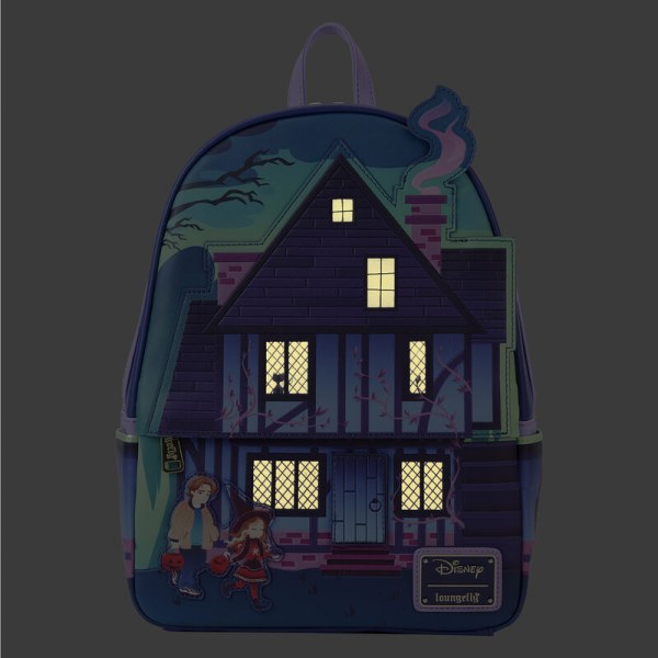 MINI-RUCKSACK HOCUS SANDERSON SISTERS HOUSE GLOW – DISNEY LOUNGEFLY