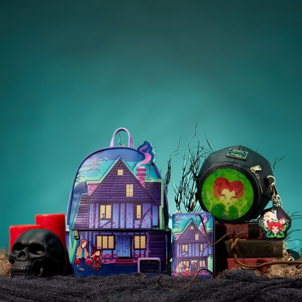 HOCUS POCUS SISTERS HOUSE SANDERSON GLOW BRIEFTASCHE – DISNEY LOUNGEFLY