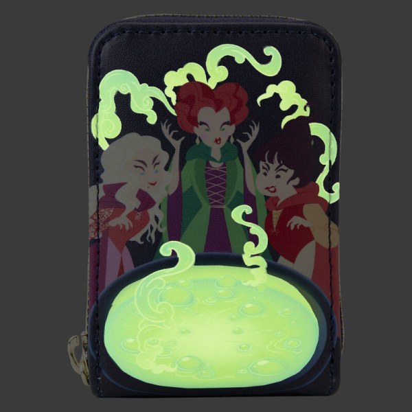 AKKORDEON-BRIEFTASCHE HOCUS POCUS SISTERS SANDERSON CAULDRON GLOW – DISNEY LOUNGEFLY
