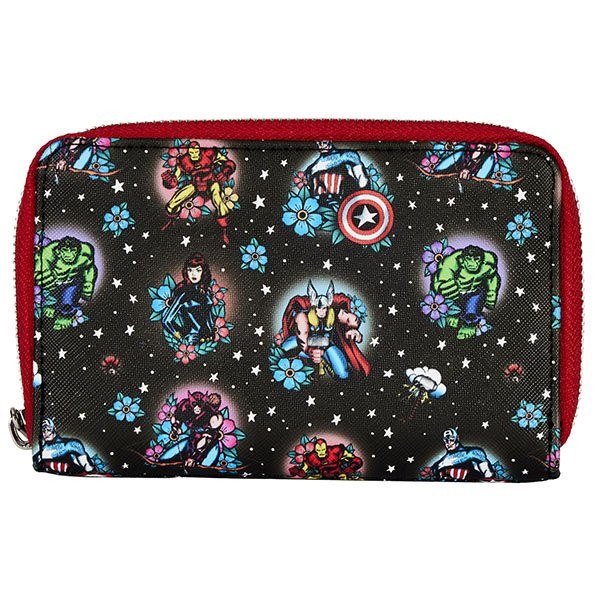 AVENGERS TATTOO BRIEFTASCHE – MARVEL LOUNGEFLY