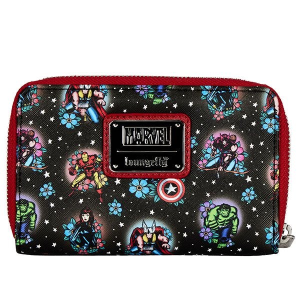 AVENGERS TATTOO BRIEFTASCHE – MARVEL LOUNGEFLY