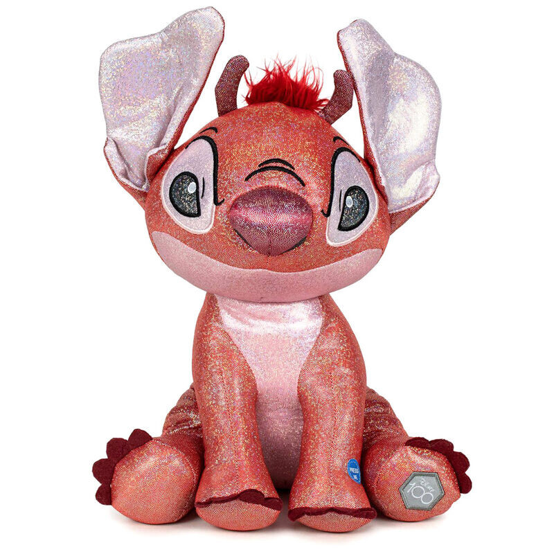 Disney 100. Jubiläum Stitch Leroy Glitzer-Plüschtier 28 cm