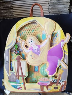 Rapunzel Malerei Mini Rucksack - Disney Loungefly Tangled