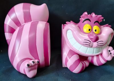 Grinsekatzen-Buchstütze – Disney Alice im Wunderland